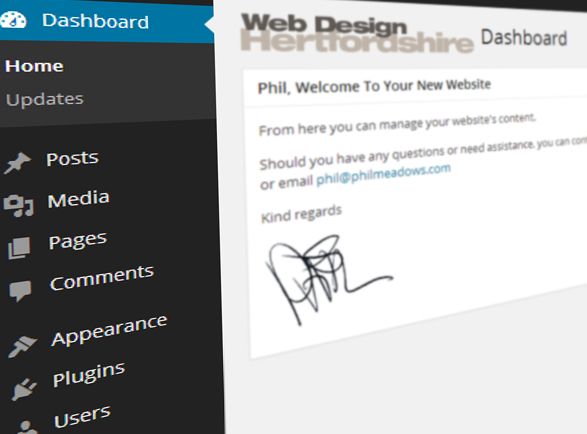 content-management-systems-hertfordshire-dashboard